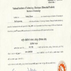 Buy college degree from The National Institute of Technology, Hamirpur