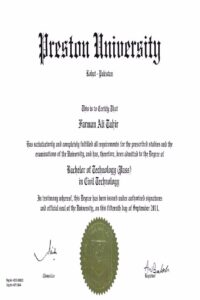 Buy college degree from The Preston University