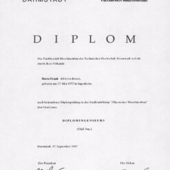 Buy college degree from The Hochschule Darmstadt