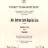 Buy college degree from the  University of the South Pacific