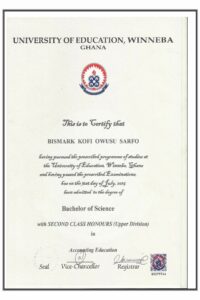 Buy college degree from The University of Education, Winneba