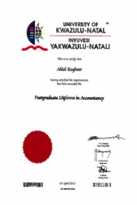 Buy college degree from The University of KwaZulu-Natal