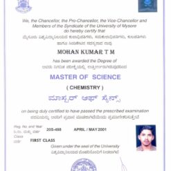 Buy college degree from The University of Mysore